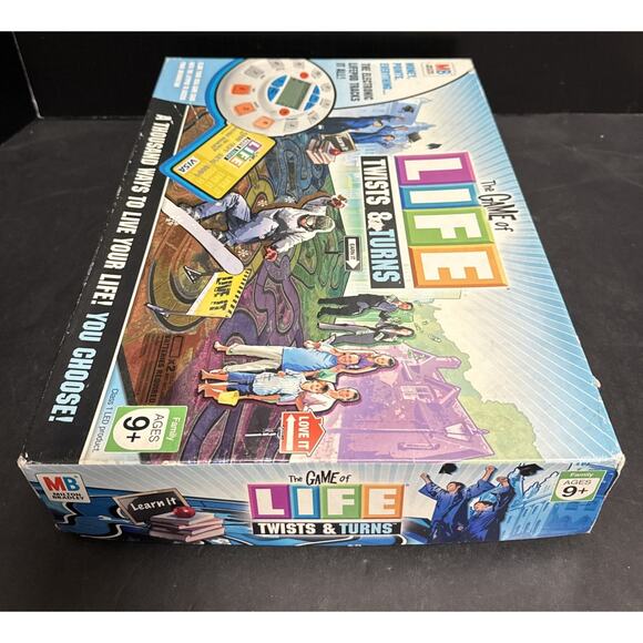 The Game of Life Twists & Turns Milton Bradley Board Game 100% Complete Tested - Picture 16 of 16
